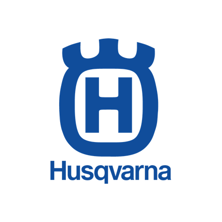 Logo Husqvarna, pignon adaptabe