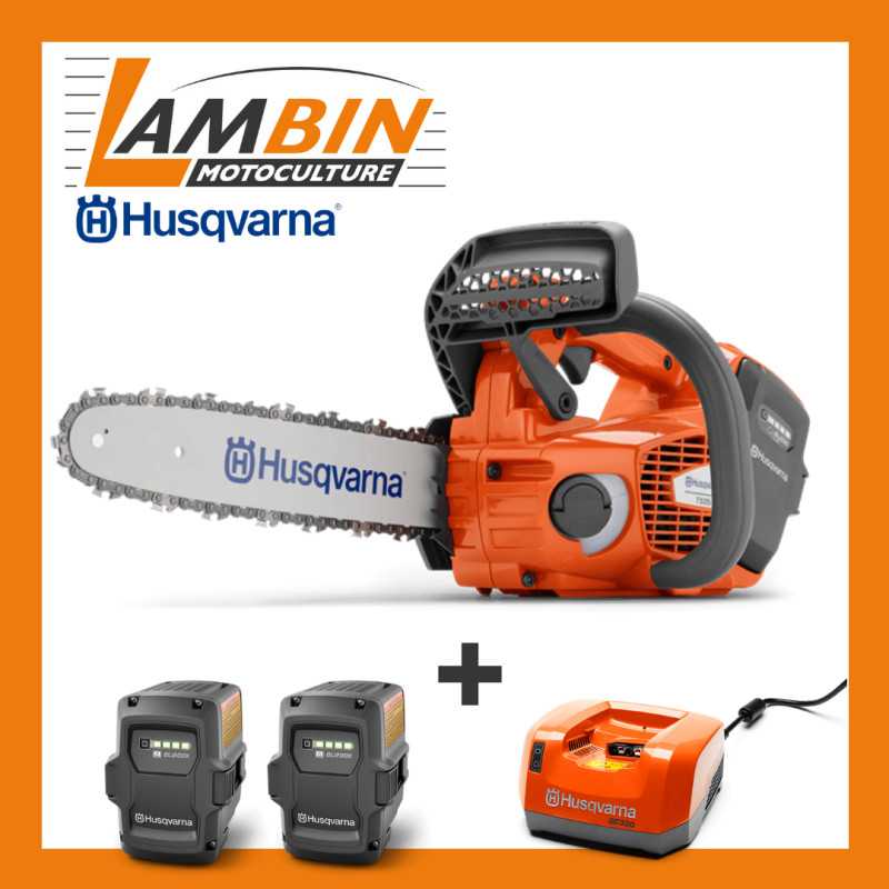 La tronçonneuse à batterie Husqvarna T536LI XP pack bli200x