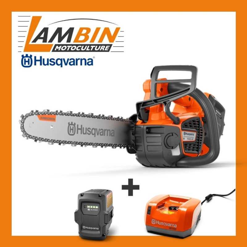 Tronçonneuse d'élagage professionnelle batterie HUSQVARNA T540IXP 30SN en  Pack