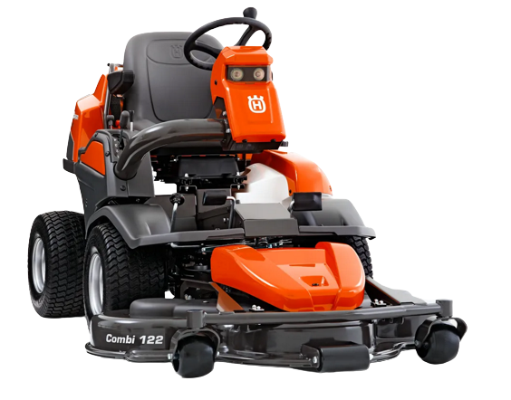 Tondeuse autoportée Husqvarna rider P524 combiclip 122