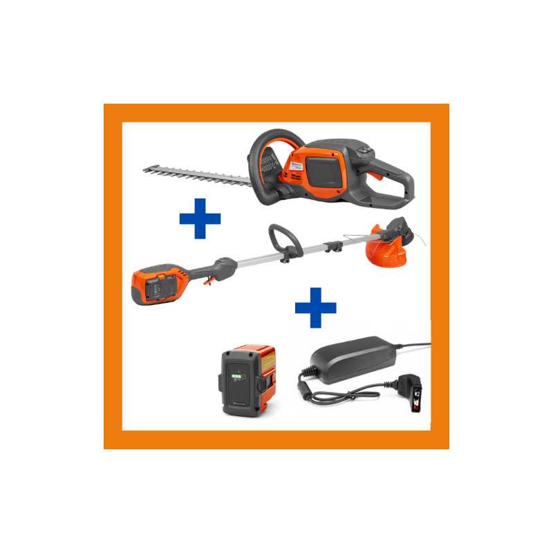 Taille haies à batterie Husqvarna 215iHD45 en pack