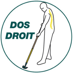 Ratissoire de jardin natuOvert Leborgne