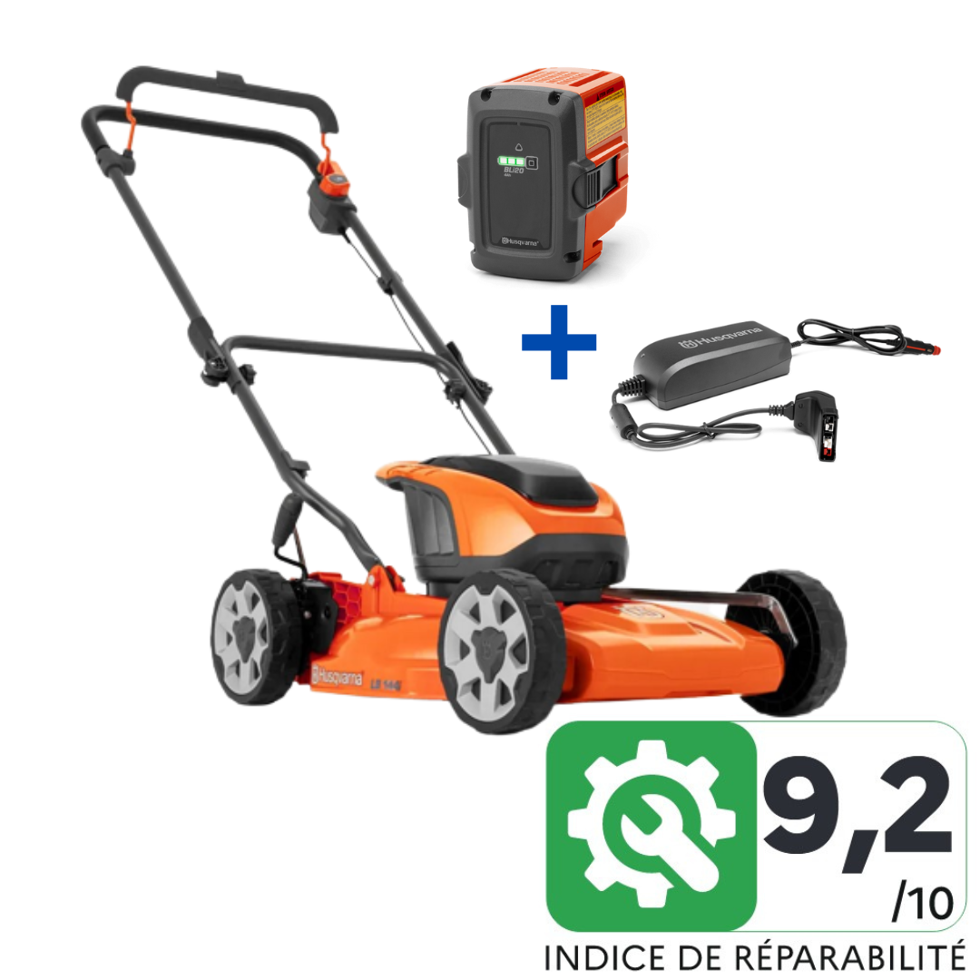 Tondeuse à mulching LB144i Husqvarna pack 