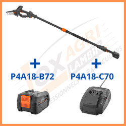 Scie de jardin sur perche Aspire P5-P4A Husqvarna pack 72W