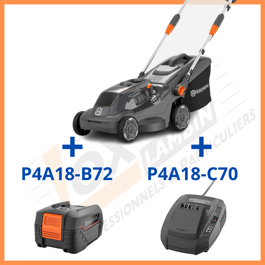 Tondeuse Aspire LC34-P4A Husqvarna pack 72W