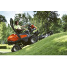 Tondeuse autoportée Husqvarna rider P525DX Cabine