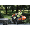 Tondeuse autoportée Husqvarna rider P525DX Cabine