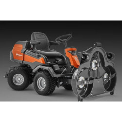Tondeuse autoportée Husqvarna rider P525DX Cabine