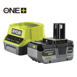 Pack chargeur + batterie 4.0Ah - 18V Ryobi