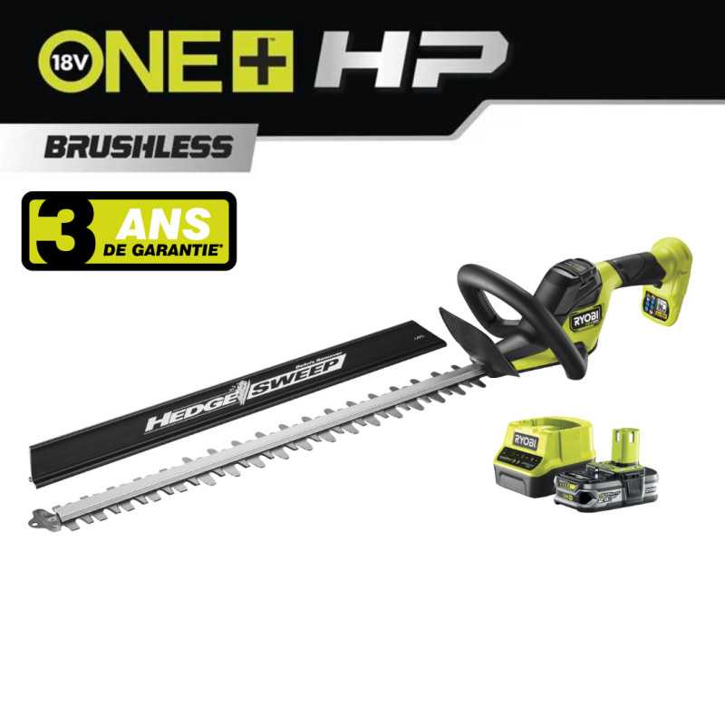 Taille-haies LINEA Brushless - 18V One+ HP Ryobi