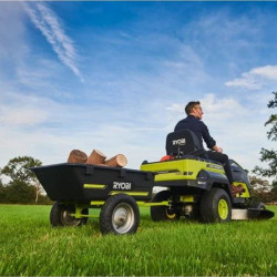 Tracteur tondeuse à batterie 107cm Ryobi