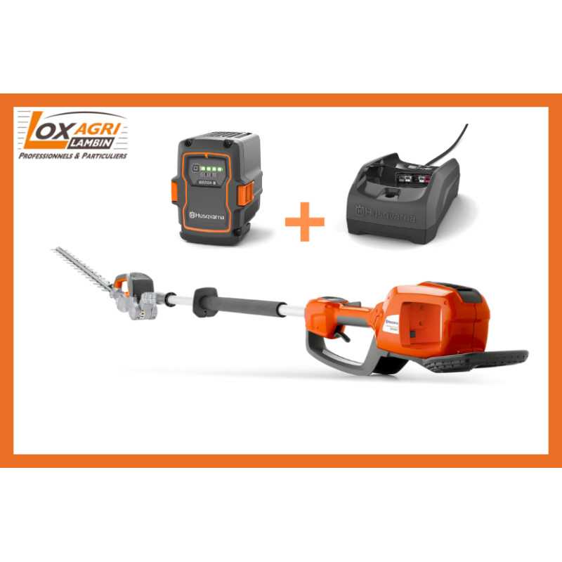 Taille haie perche à batterie Husqvarna 520iHE3 pack
