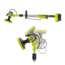 Brosse motorisée télescopique 180mm Ryobi