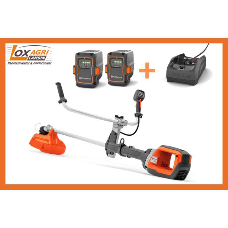 Débroussailleuse à batterie Husqvarna 535iRX Pack vec 2 bli200x et chargeur QC250 Débroussailleuse à batterie Husqvarna 535iRX Pack vec 2 bli200x et chargeur QC250