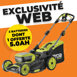 Tondeuse tractée Brushless 36V Max Power 5.0Ah Ryobi en Pack