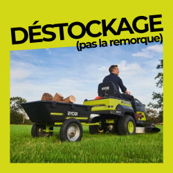 Tracteur tondeuse à batterie 107cm Ryobi 72V
