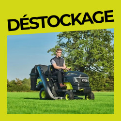 Tracteur tondeuse à batterie 117cm Ryobi 72V