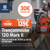 Tronçonneuse Husqvarna 120 II en guide de 35cm Tronçonneuse Husqvarna 120 II en guide de 35cm