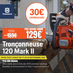 Tronçonneuse Husqvarna 120 II en guide de 35cm