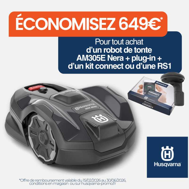 Robot tondeuse Automower AM305E NERA nouveauté Husqvarna !