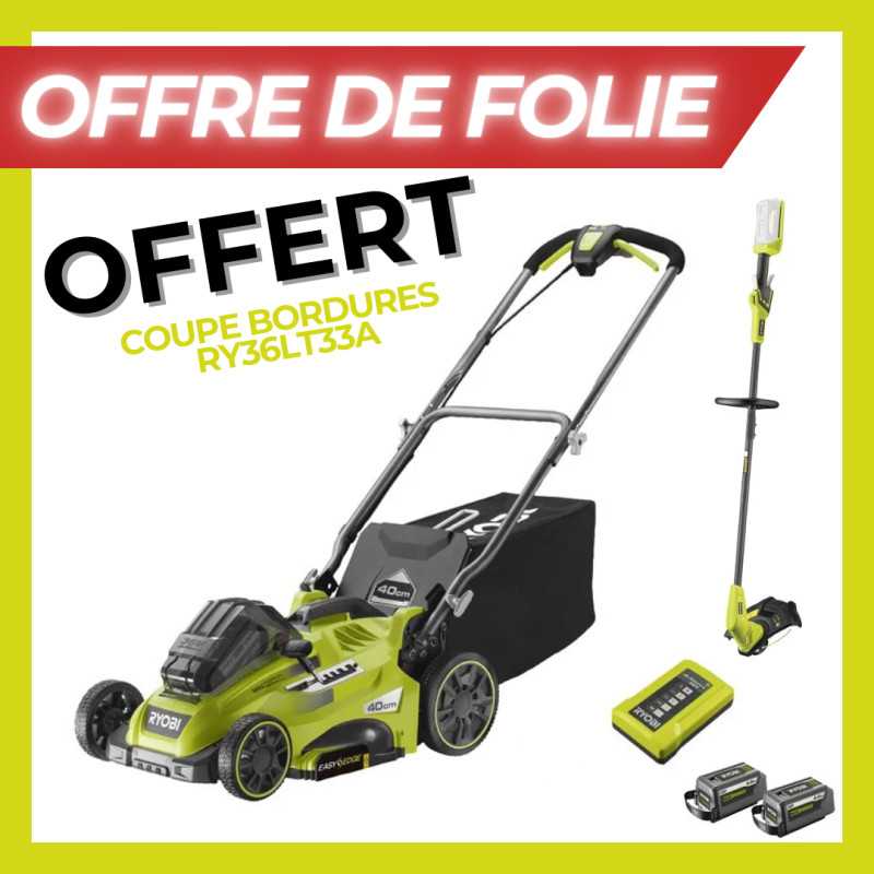 Tondeuse tractée à la demande POWER ASSIST™ 36V MAX POWER ‐ 40 cm PACK
