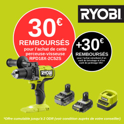 Perceuse-visseuse - 5.0Ah - 18V One+ HP Ryobi