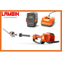 Pack Husqvarna 520iHE3 avec batterie 40-B220X et chargeur rapide 40-C500X