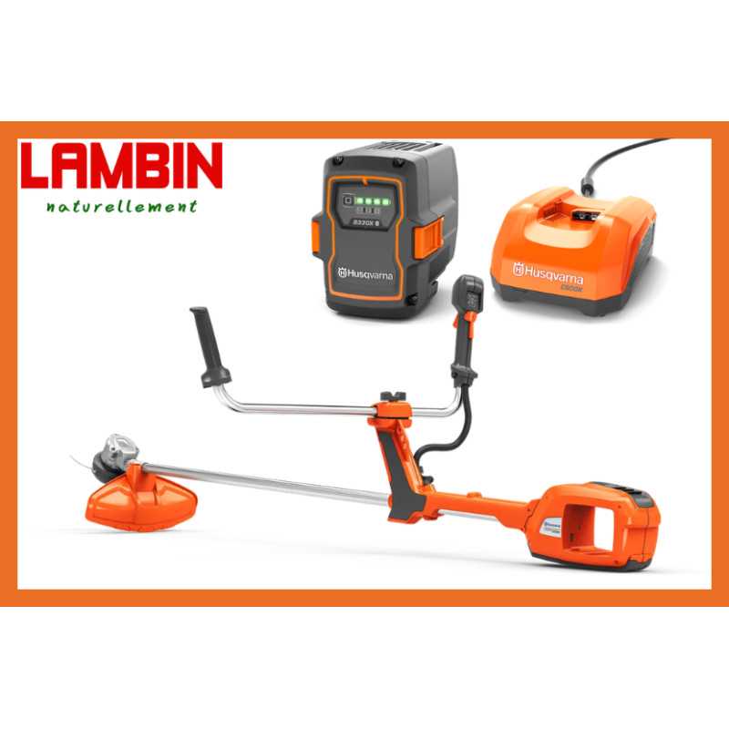 Débroussailleuse batterie Husqvarna 520iRX+ batterie + chargeur
