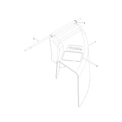 Déflecteur arrière pour TORO recycler 55cm