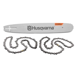 Kit Husqvarna X-Force & X-CUT SP33G – Guide-chaîne + 2 chaînes pour tronçonneuse