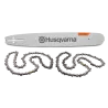 Kit Husqvarna X-Force & X-CUT SP33G – Guide-chaîne + 2 chaînes pour tronçonneuse