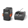 Pack de démarrage batterie et chargeur Husqvarna Power Starter Kit – B140 + 40-C80