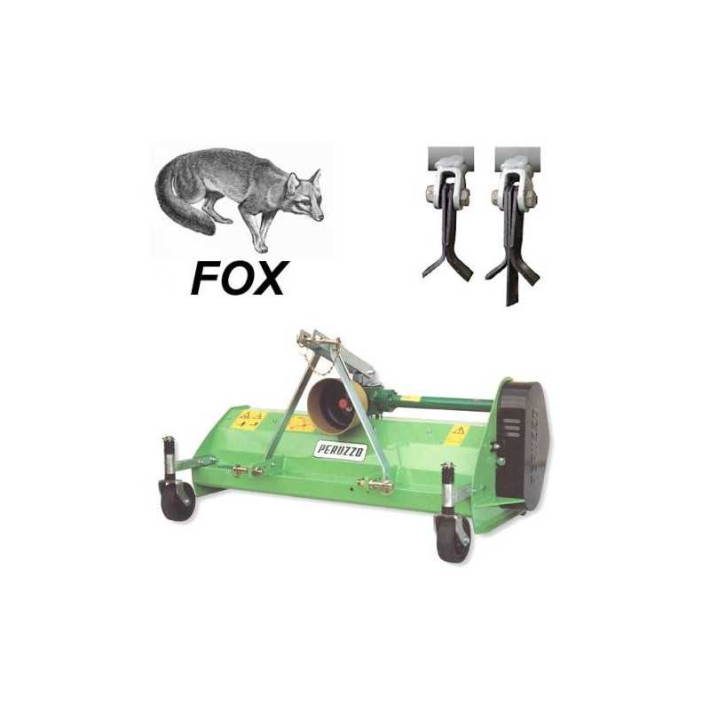 Tondeuses à fléaux arrières FOX1000 Peruzzo pour Kubota 