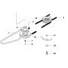 Courroie boite 522930301 pour rider 213C HUSQVARNA
