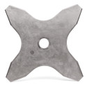 Couteau à herbe épaisse 4 dents Husqvarna 275x25,4mm