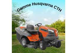 Gamme Husqvarna CTH : des tondeuses autoportées à ramassage intégré