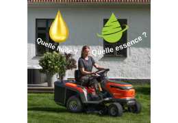 Quelle huile et quelle essence pour une tondeuse autoportée ?